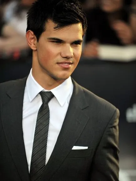 Actorul Taylor Lautner și fotografia lui tunsoare elegant, tunsori si coafuri foto