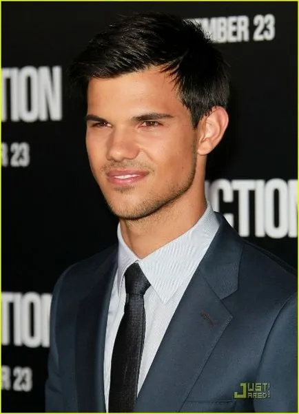 Actorul Taylor Lautner și fotografia lui tunsoare elegant, tunsori si coafuri foto