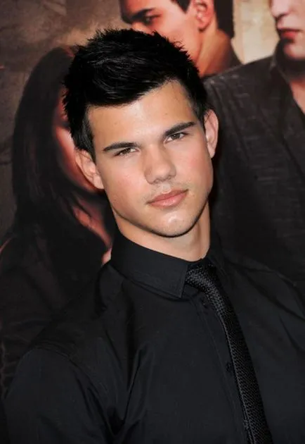 Actorul Taylor Lautner și fotografia lui tunsoare elegant, tunsori si coafuri foto