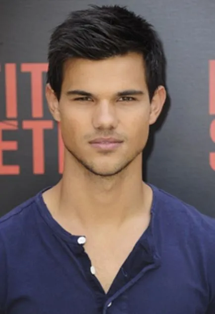 Actorul Taylor Lautner și fotografia lui tunsoare elegant, tunsori si coafuri foto