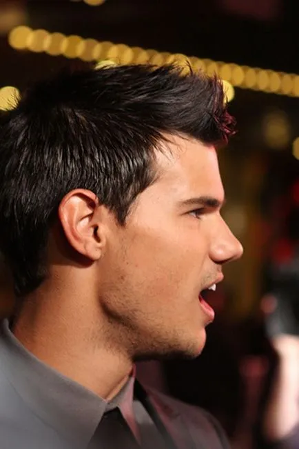 Actorul Taylor Lautner și fotografia lui tunsoare elegant, tunsori si coafuri foto