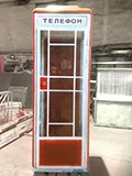 Английски телефонна кабина производство, под наем