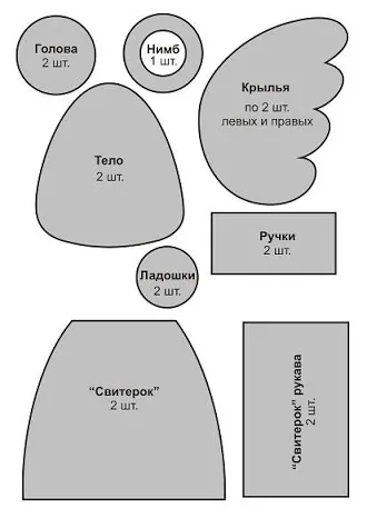 Angyalok a kezüket - egy nagy dekoráció a karácsonyfa és a ház