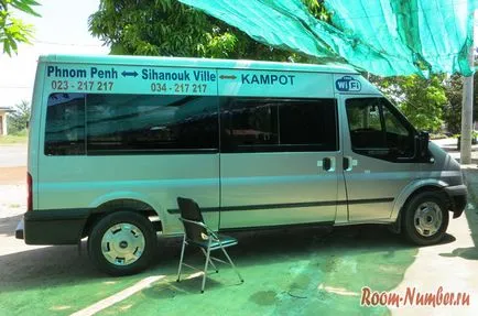 Автобус Сиануквил - Пном Пен как да се получи, колко е билета и къде да го купя