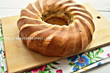 Banán torta a sütőben recept fotó, egyszerű receptek