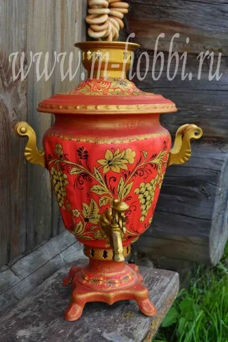 Samovar Decoupage - decoupage, hímzés, kézimunka - a világ az én hobbit