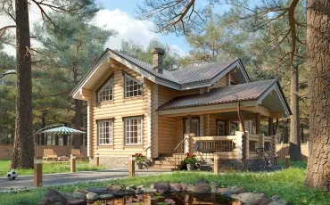Új ház olcsó - az építési fa és családi házak Tyumen - projektek és az árak,