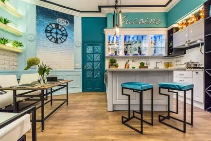 Design de bucătărie în „cafe“ stil - design interior fotografie