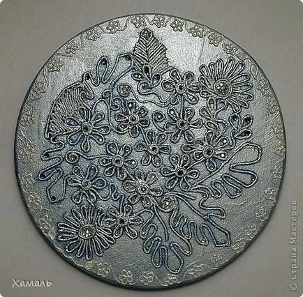 Нежен изкуство от описанието на връвта, полимерна глина Kazakovskaya филигранът