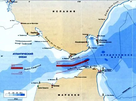 Пролива Гибралтар - Европа - Земя