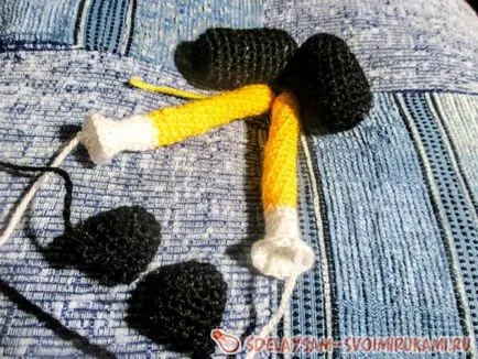 Спондж Боб, плетени на една кука майсторски клас със собствените си ръце