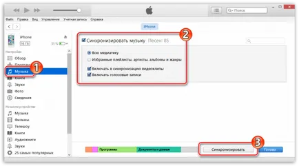 Как да добавите музика към iPhone чрез aytyuns