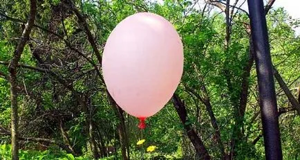 Umflarea balon cu hidrogen de casă