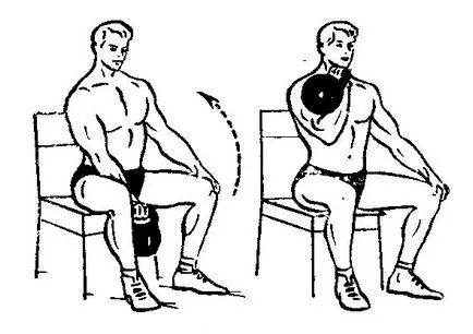 Hogyan kell építeni a bicepsz 1 hétig emberek megismerésére a testmozgás a súlyokat fotókkal