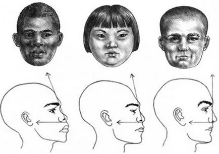 Как да се направи лицето профил, дете, и възрастен мъж на едно момиче
