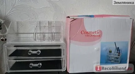 Акрилни Организатор за организатор козметика buyincoins багажник грим гореща козметични бижута случай