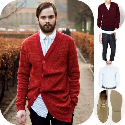 Как да се носят мъжки пуловер в ежедневието и в правото на офис
