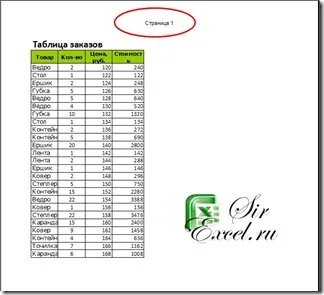 Подобно на номера на страници в Excel 2003, sirexcel