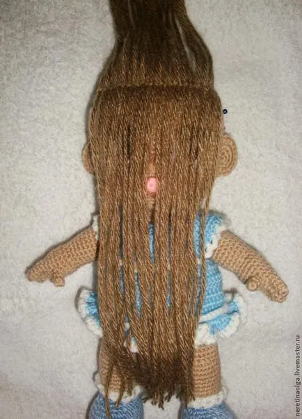 Как да си направим плетена кукла коса