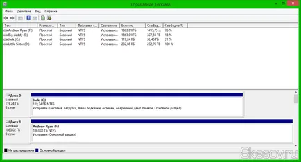 Hogyan hozzunk létre partíciót (helyi meghajtók) a merevlemezen jelenti os Windows 8