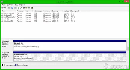 Hogyan hozzunk létre partíciót (helyi meghajtók) a merevlemezen jelenti os Windows 8