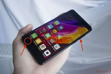 Cum să ia o captură de ecran pe telefonul smartphone Xiaomi - 4 cel mai simplu mod