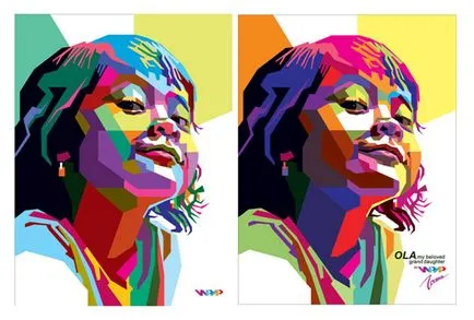 Cum de a crea un vector wpap portret geometric în Adobe Illustrator