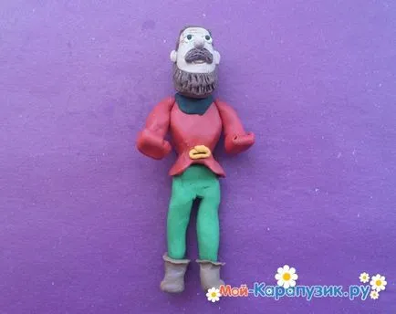 Cum de a sculpta un pirat din plastilină