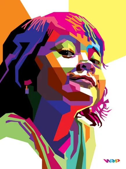 Cum de a crea un vector wpap portret geometric în Adobe Illustrator