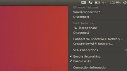 Cum de a crea un punct de acces în ubuntu