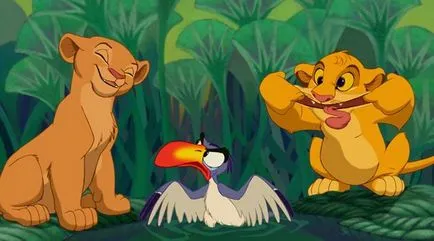 Milyen jól tudod, hogy egy sor rajzfilmek - Lion King, trikki - tesztek a lányok