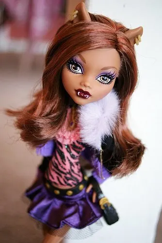 Klodin Vulf vârcolac de desene animate - Monster High