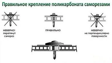 Покривът на пергола, изработен от поликарбонат с ръцете си като прикритие и да направи