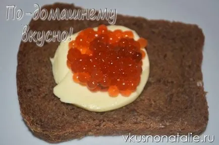 Caviar roșu de casă sărate