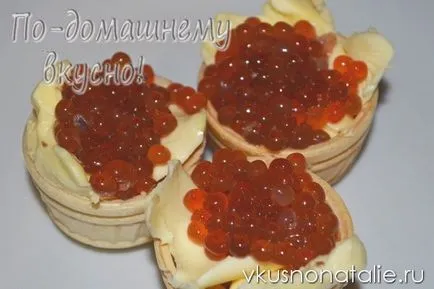 Caviar roșu de casă sărate