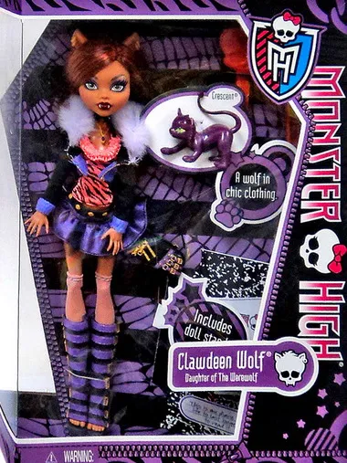 Klodin Vulf babát Monster High jellegű fotó és életrajz