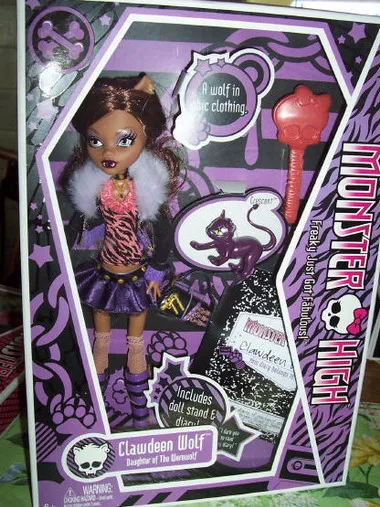 Klodin Vulf babát Monster High jellegű fotó és életrajz