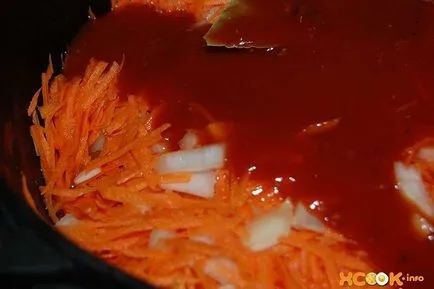 Csirke sün - recept fotókkal, hogyan kell főzni rizst és a darált húst paradicsomszósszal