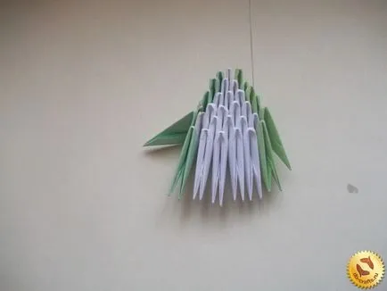 Waterlily модули оригами майсторски клас, схема сглобяване стъпка по стъпка ръководство