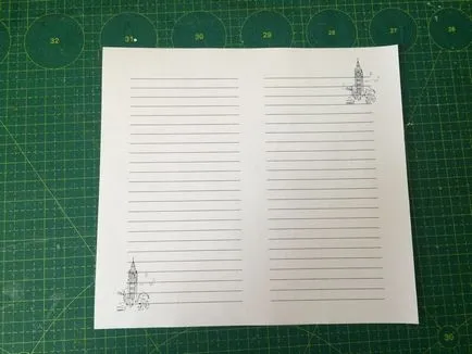 master-class pentru a crea un notebook „Londra telefon standul“ - târg de meșteșugari - manual