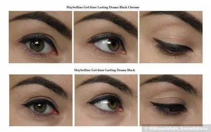 Maybelline gel eyeliner dramă durată căptușeală gel contur ochi Lastingham rezistență dramă 24 ore