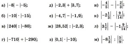 Numărul de module, gradul de matematică 6