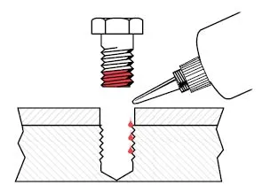 Aplicarea de elemente de fixare filetate loctite