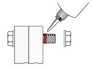 Aplicarea de elemente de fixare filetate loctite