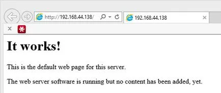 Ние се създаде уеб сървър на базата на Debian Apache