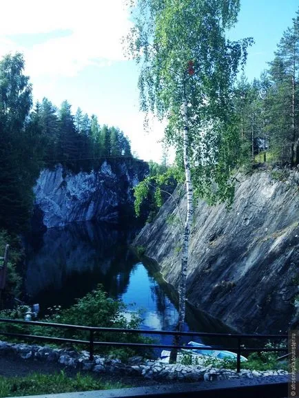 Marmura carieră - un miracol Karelia! călător