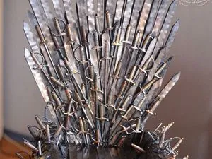 Asigurați-un tron ​​de fier in miniatura din seria „Game of Thrones“