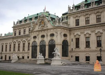 Belvedere (Bécs) - alsó és felső paloták, hasznos információkat, fotókat és térkép