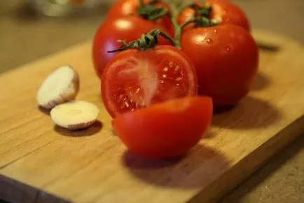 Prelucrarea dovleac și tomate legume