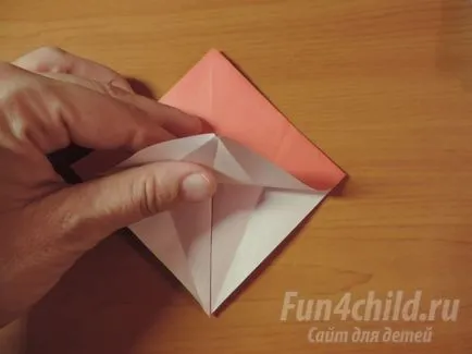 Origami rooster - un simbol al 2017 Cockerel cu mâinile